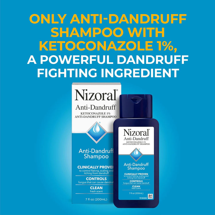 Anti-Dandruff Shampoo with 1% Ketoconazole, Fresh Scent, 7 Fl Oz