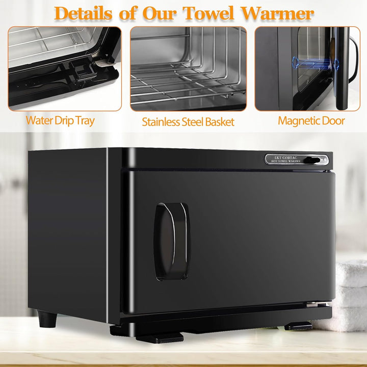 Hot Towel Warmer,Medium Towel Warmer Cabinet,Spa Hot Towel Caddy for Facial (8L Capacity)