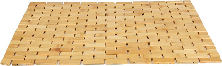 Bathtub Tray, Shower Organizer, Bathroom Accessory, Wood Tray, Rayon from Bamboo, 27.5" L X 5.75" Wx 1.75" H, Brown