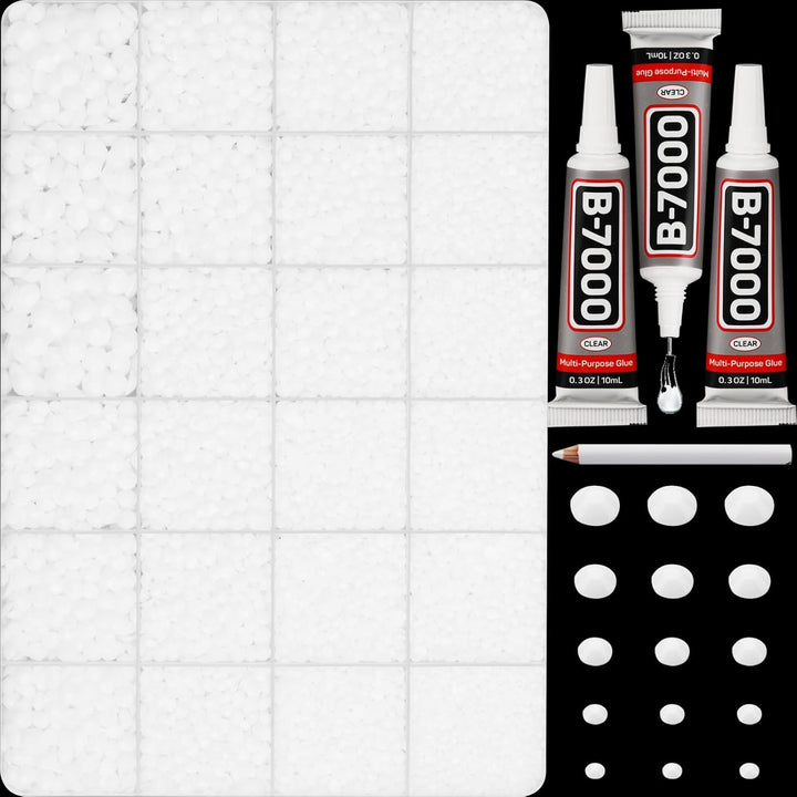 30000Pcs Resin Jelly Rhinestones for Crafting Bedazzling, Multicolor 3Mm Flatback Gems for Crafts Clothing Clothes Tumblers Shoes Nails, Flat Back Mixed Color Bulk Bedazzler Kit Jewels with B7000 Glue