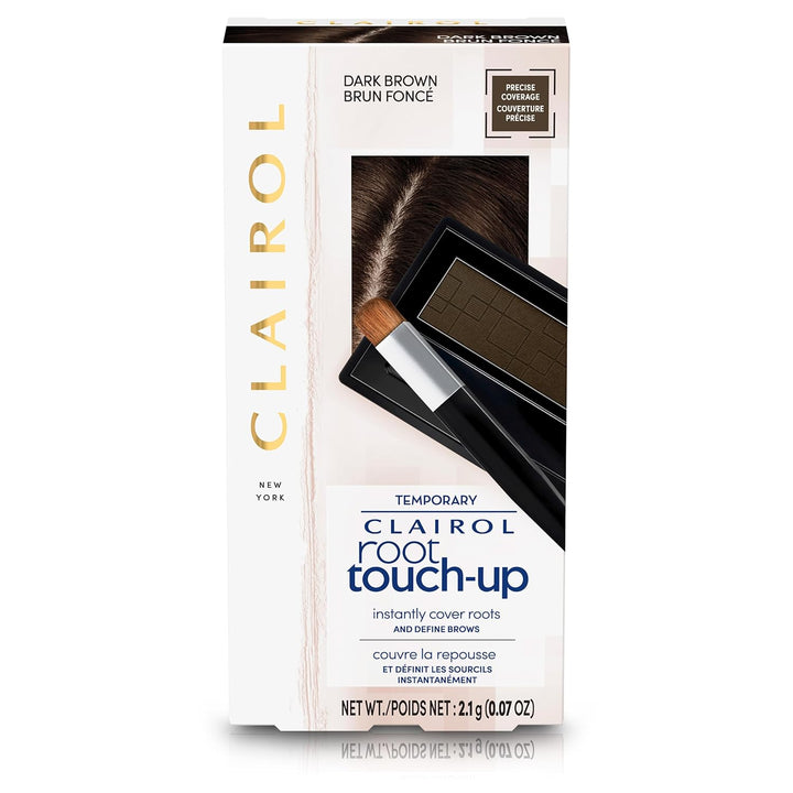 Root Touch-Up Temporary Concealing Powder, Medium Brown Hair Color, Pack of 1
