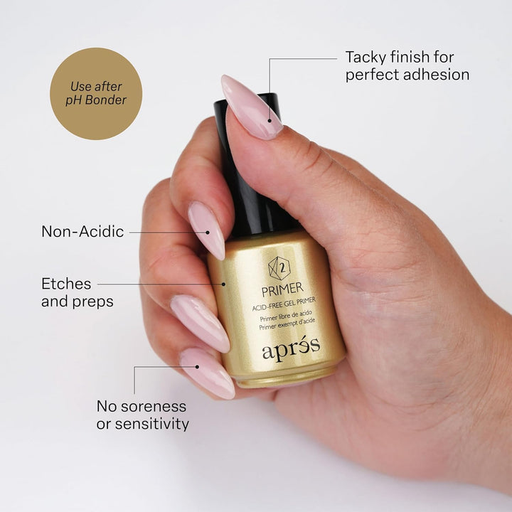 Non-Acidic Gel Primer 15 Ml, Acid-Free Gel-X Enhanced Nail Adhesion Primer