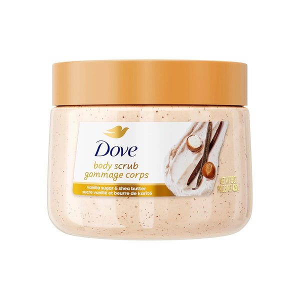 Vanilla Sugar & Shea Butter Body Scrub Exfoliates and Deeply Nourishes for Smooth, Radiant Skin 15 Oz