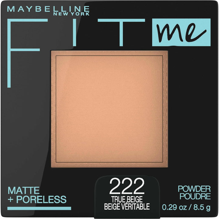 Fit Me Matte + Poreless Pressed Face Powder Makeup & Setting Powder, Translucent, 1 Count