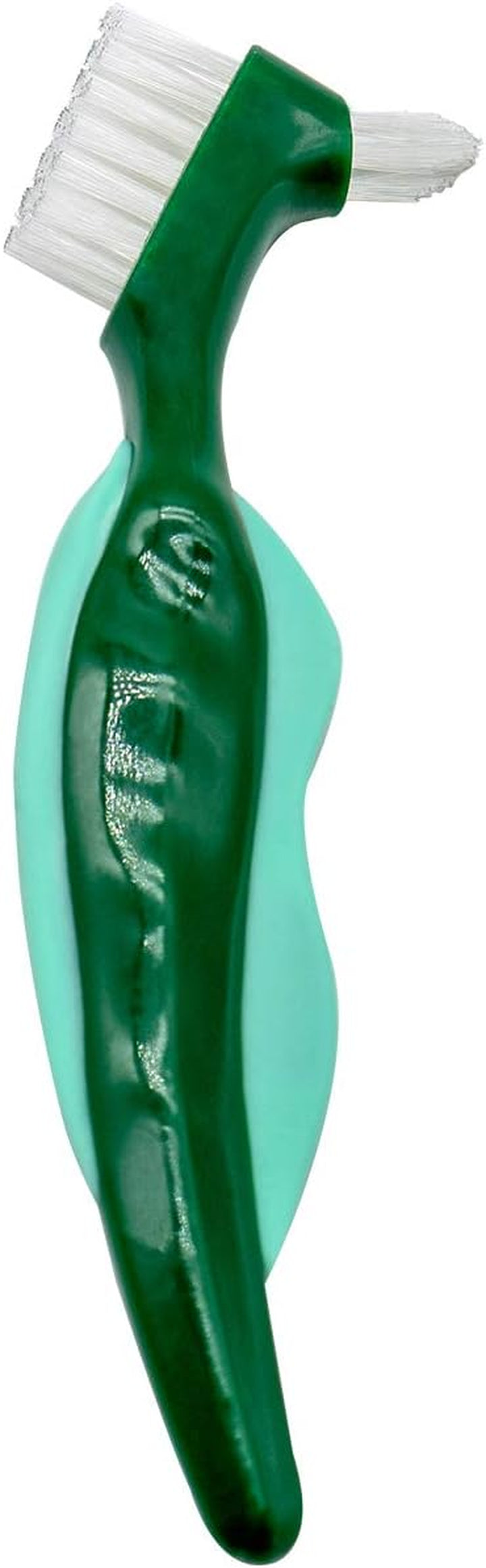 Premium Hard Denture Brush, Multi-Layered Bristles & Portable Double Sided Toothbrush for Denture Care (Pack of 2)