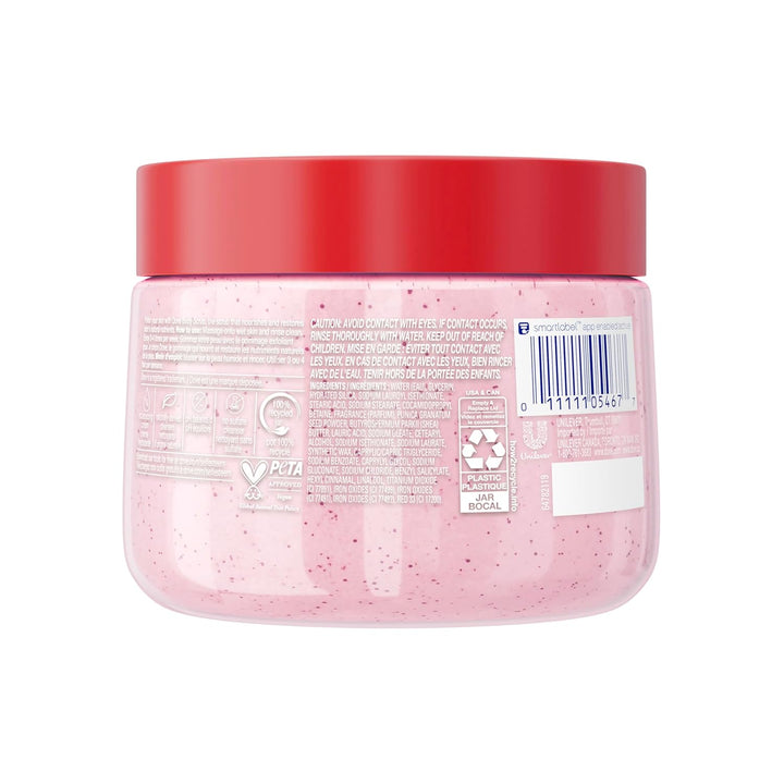 Pomegranate & Shea Butter Body Scrub Exfoliates and Deeply Nourishes for Smooth, Radiant Skin 15 Oz