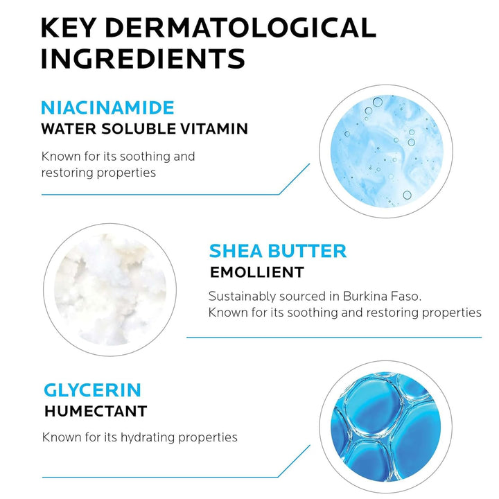 La Roche-Posay Cicaplast Hand Cream, Instant Relief Moisturizing Hand Lotion for Dry Hands, Shea Butter Lotion for Dry Cracked Hands, n Greasy, Fragrance Free