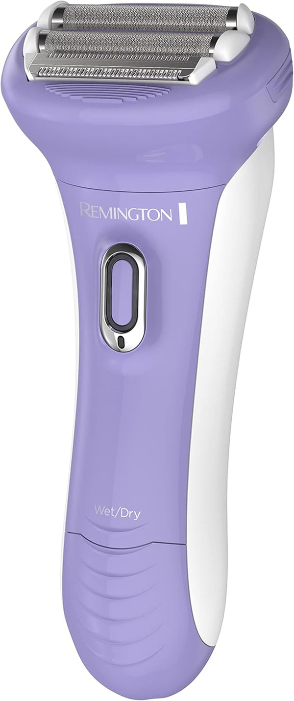 Smooth & Silky Electric Shaver for Women, 4-Blade Smooth Glide Foil Shaver and Bikini Trimmer with Almond Oil Strip, Shave Wet or Dry