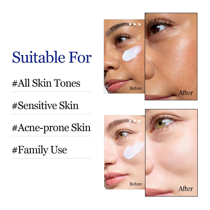 Birch Juice Moisturizing UV LOCK SPF 45 | NBC No1 SPF, Glow Sunscreen for Daily Skincare, Non-Toxic, UV Protection, Lightweight, Oil-Free, Organic, Korean Sunscreen (1.69 Fl Oz)