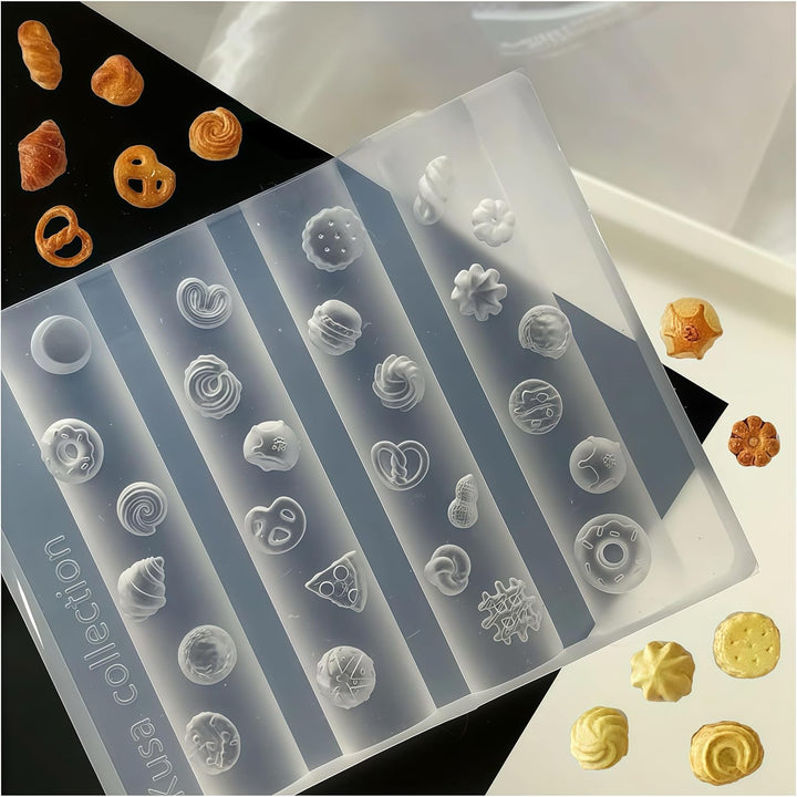 3D Cream Nail Mold Silicone Tools Lace Nails Charms Resin Molds Art for Accessories Supplies