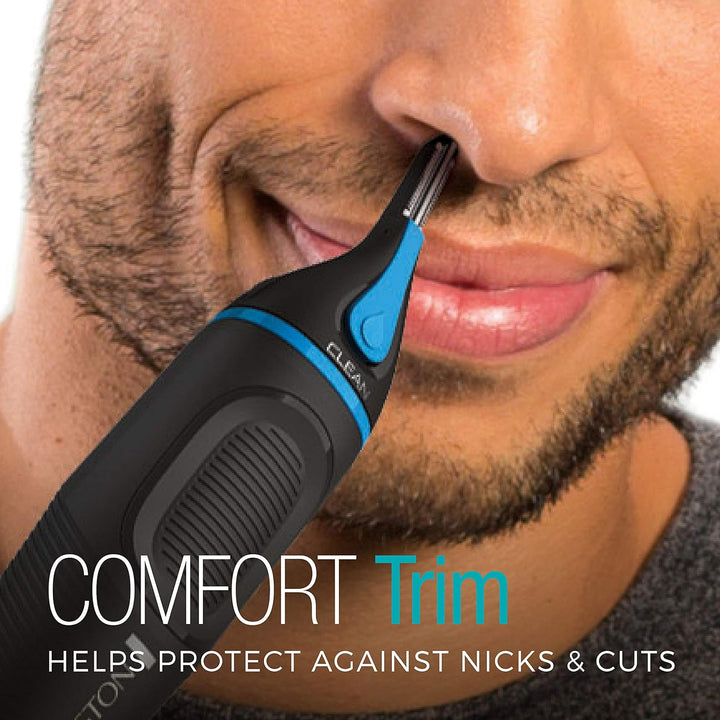 Nose, Ear & Detail Trimmer with Cleanboost Technology, Blue
