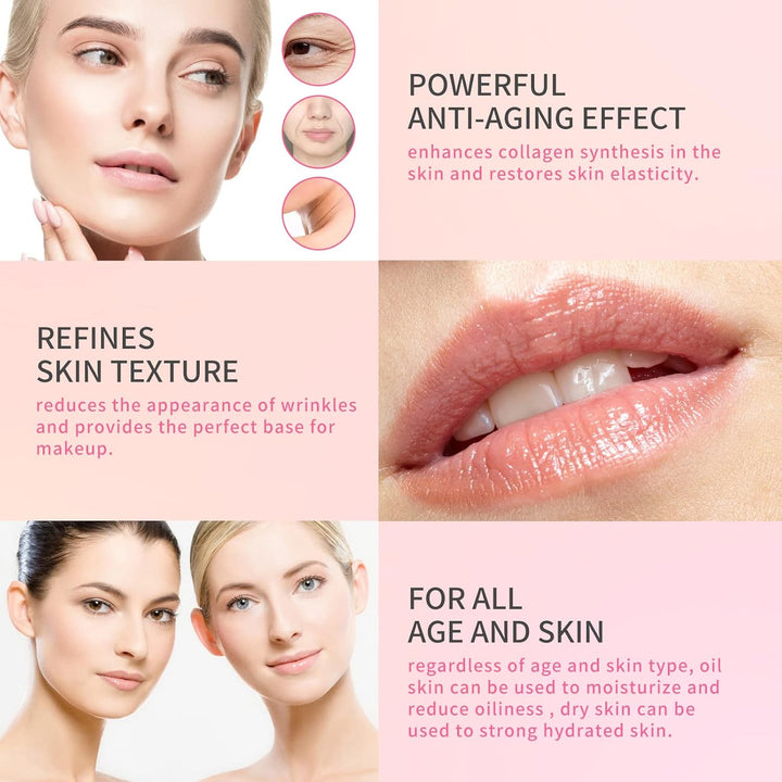 Hydrating Multi Balm Stick, All-In-One Hydrating Lip Balm Eye Cream Neck Cream Make up Base, Reduce Wrinkle & Moisturizing Moisturizer for Face Skin Care
