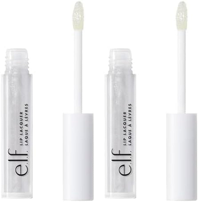 Lip Lacquer, Nourishing, Non-Sticky Ultra-Shine Lip Gloss with Sheer Color, Infused with Vitamins a & E, Vegan & Cruelty-Free, Whisper Pink