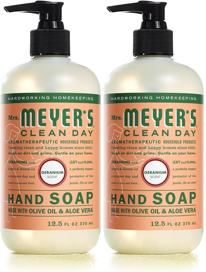 CLEAN DAY Hand Soap, Made with Essential Oils, Biodegradable Formula, Rain Water, 12.5 Fl. Oz - Pack of 3