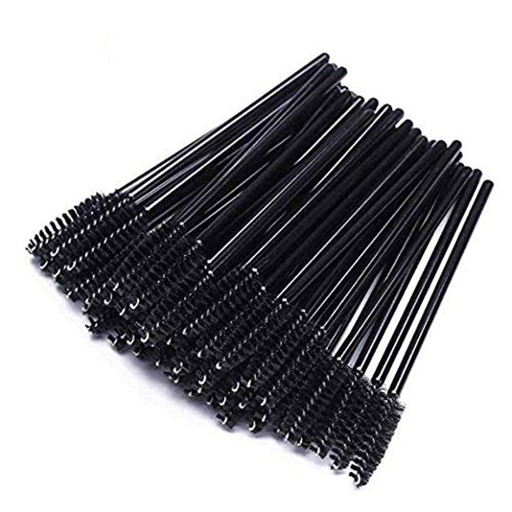 300 Disposable Mascara Wands Eyelash Brush Spoolies for Eye Lash Extension, Eyebrow and Makeup Crystal