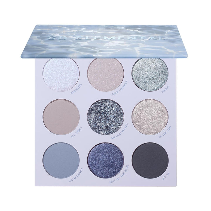 Blowin' Smoke Eyeshadow Palette - Silver & Smokey Eye Eyeshadow Palette with Metallic & Matte Finishes - High-Pigment Eye Makeup with Long-Wearing Formula (0.3 Oz)