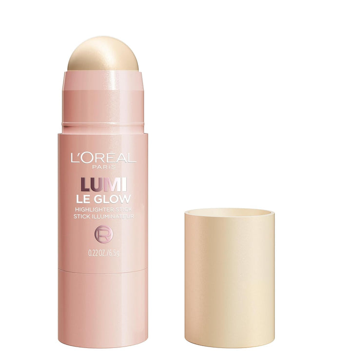 True Match Lumi Le Glass Highlighter Stick, Reflective, Translucent, Glassy Highlighter for Face and Body, 610 Glassy Pearl Eclat, 0.17 Oz