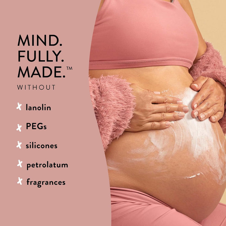 Honest Mama Rock the Bump Body Butter | Moisturizing Stretch Mark Cream | Shea Butter, Avocado Oil, Vitamin E | Hypoallergenic + Dermatologist Tested | 4 Oz