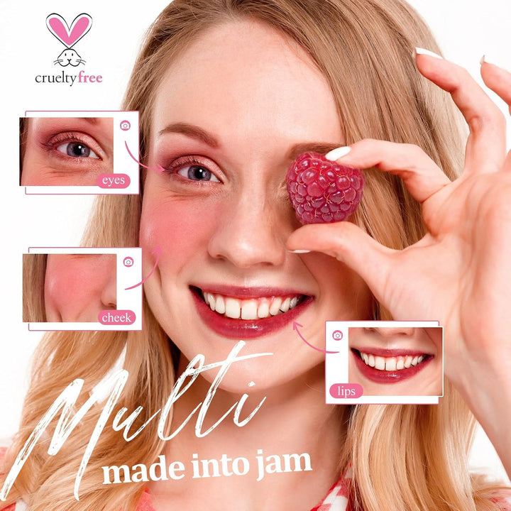 Lip Tint Stain Set, Korean Water Tint Lightweight Non-Sticky, Waterproof Long Lasting Liquid Blush & Lip Stain, Transfer-Proof, Matte Finish Lip Color Makeup (Made into Jam)