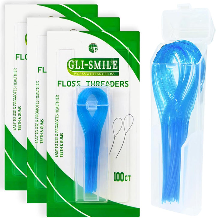 Floss Threaders, Orthodontic Threader, Ultraclean Access Tool for Maintaining Oral Health with Braces, Bridges, and Implants 250 Count