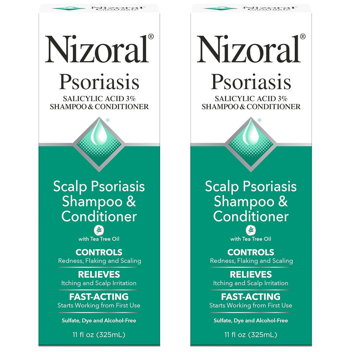 Psoriasis Shampoo & Conditioner - Effective Scalp Psoriasis Treatment, 11 Ounce