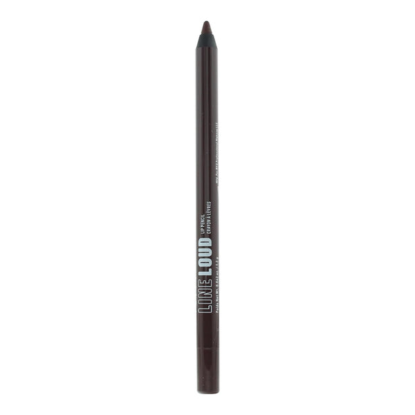 Line Loud Lip Liner, Longwear and Pigmented Lip Pencil with Jojoba Oil & Vitamin E - Rebel Kind (Chocolate Brown)