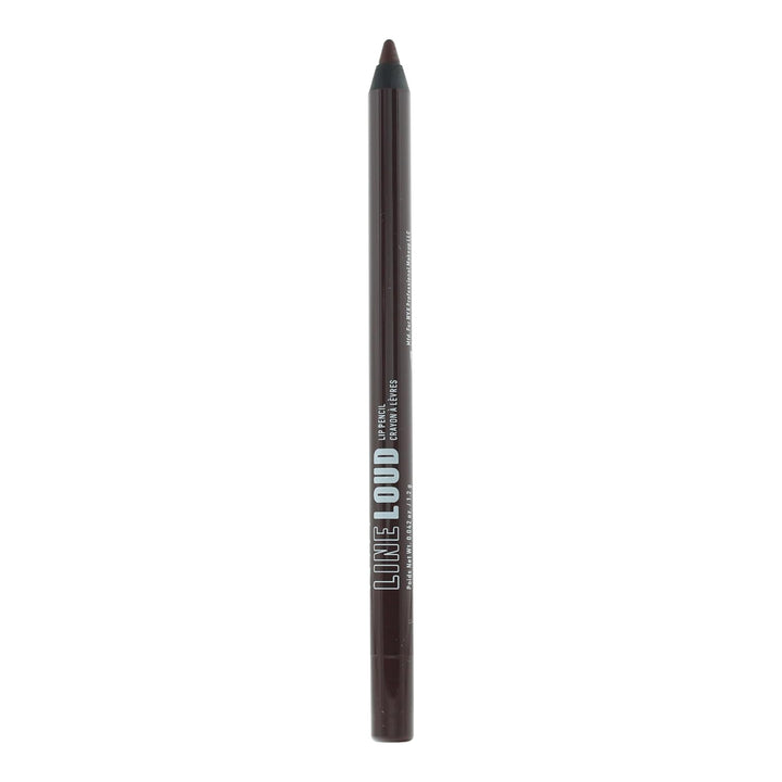 Line Loud Lip Liner, Longwear and Pigmented Lip Pencil with Jojoba Oil & Vitamin E - Rebel Kind (Chocolate Brown)