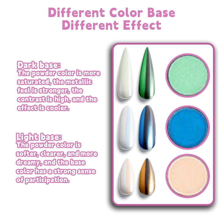 40 Colors Nail Pigment Powder for Nails, Professional Nail Pigment Powder Palette with Neon Shades for Gradient, Ombre & Bold Manicure, Nail Art Supplies for Home and Salon DIY