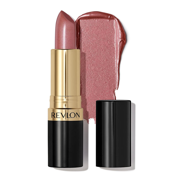 Super Lustrous Lipstick, Creamy Formula for Soft, Fuller-Looking Lips, Moisturized Feel, 755 Bare It All, 0.15 Oz
