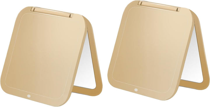 Small Compact Mirror for Purse,5X/1X Travel Magnifying Mirror for Women, Makeup Mirror for Girls, Portable Ultra Slim Pocket Mirror