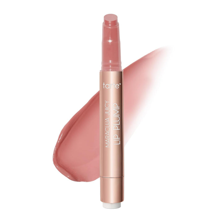 Tarte Maracuja Juicy Lip Plump – Hydrating & Volumizing Lip Plumper Gloss Balm with Nourishing Hyaluronic Acid & Vitamin E, Plumps & Moisturizes, Vegan & Cruelty-Free