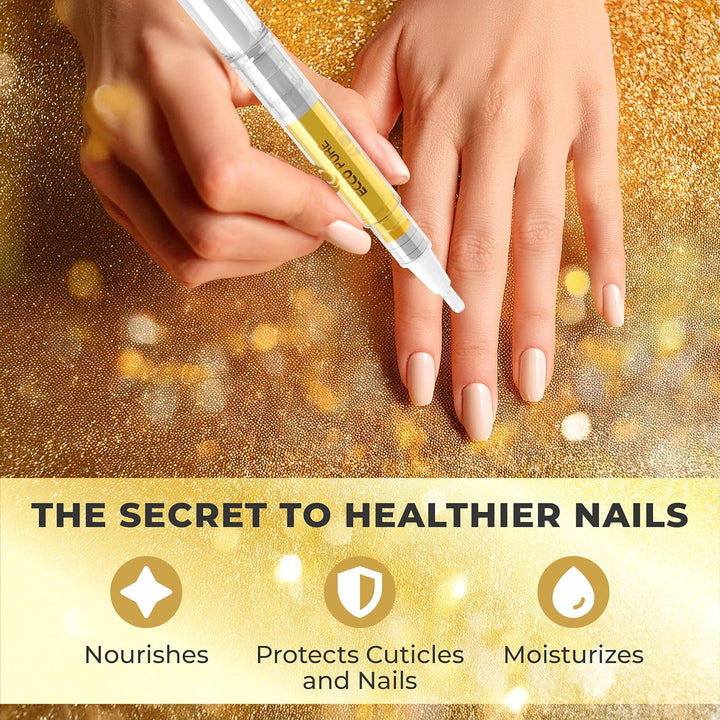 Cuticle Oil Protector Pen – Nail Care & Strengthening Treatment for Manicures, Compatible with Gel Polish & Acrylics