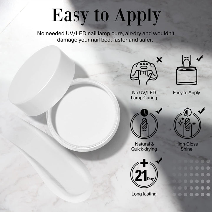 Dip Powder Clear Color 2Oz/56G, Basic Transparent Acrylic Dipping Powder Crystal French Nail Art Starter Manicure Salon DIY at Home, Odor-Free, Long-Lasting, No Nail Lamp Needed