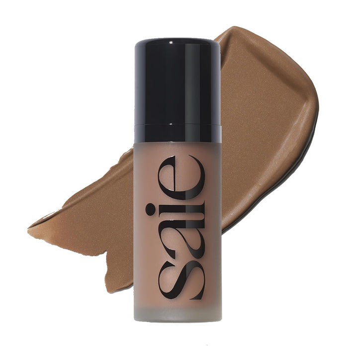 Dew Bronze - Hydrating Liquid Bronzer Stick for a Sun Kissed Glow - Liquid Contour Stick Infused with Nourishing Skin Care Ingredients - Sculpted Face Makeup Essential - Sand (0.4 Oz)