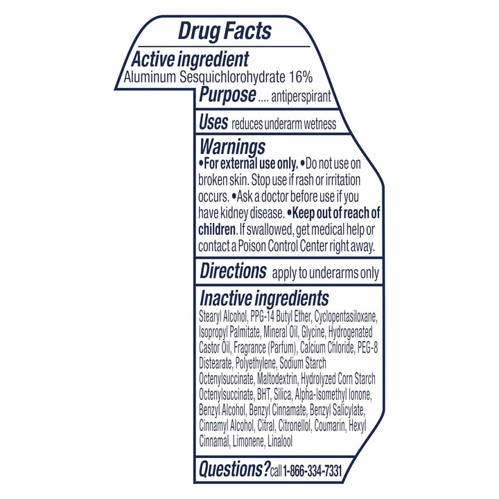 Advanced Protection Antiperspirant Deodorant Shower Clean for 72-Hour Sweat & Odor Control for Women, with Body Heat Activated Technology, 2.6 Oz