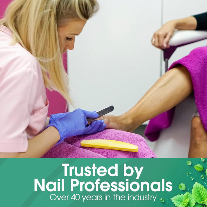 Deenti Callus Remover for Feet, Extra Strength Foot Callus Remover Gel, 8Oz Salon Grade Home Pedicure Supplies for Dry Skin, Cracked Heel, Professional Strength Foot Care, Cool Mint