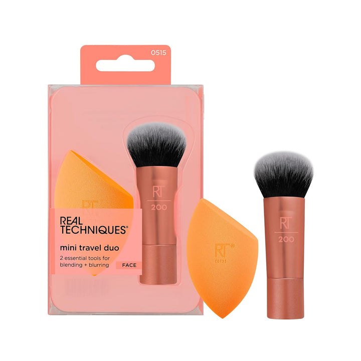 Expert Face Professional Foundation Makeup Brush for Even Streak Free Application, Dense Bristles for Buffing, Orange, 1 Count