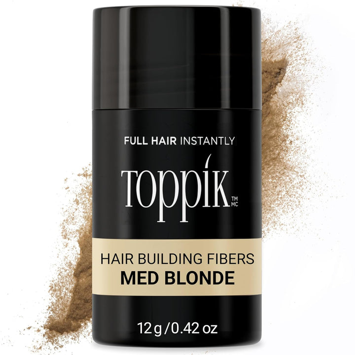 Toppik Hair Building Fibers, Fill in Fine or Thinning Hair Instantly Thicker, Fuller Looking Hair 9 Shades,4 Size Options