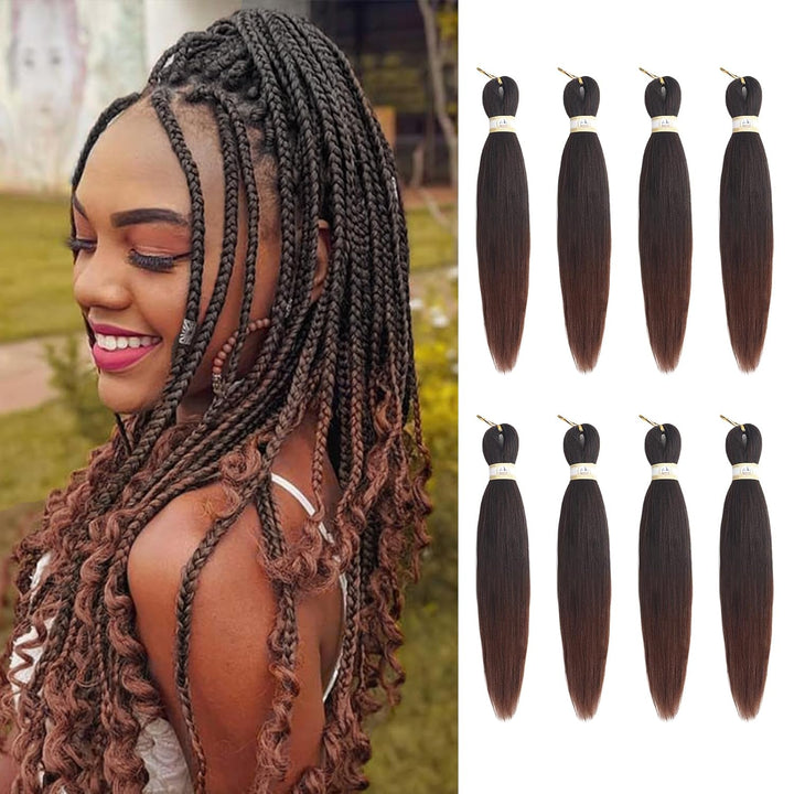 Long Purple Braiding Hair 30 Inch, Pre Stretched Synthetic Braiding Hair for Braids,2 Packs Purple Rumi Hair Extensions for Stage Party Halloween Costume Cosplay