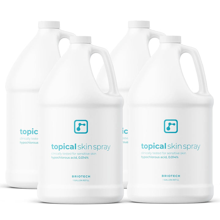 Topical Skin Spray, Hypochlorous Acid Spray for Sensitive Skin, Hocl Facial Mist, Full Body Support against Irritation, Calm Redness, Soothe Foot & Scalp, 8 Oz (1 Pack)