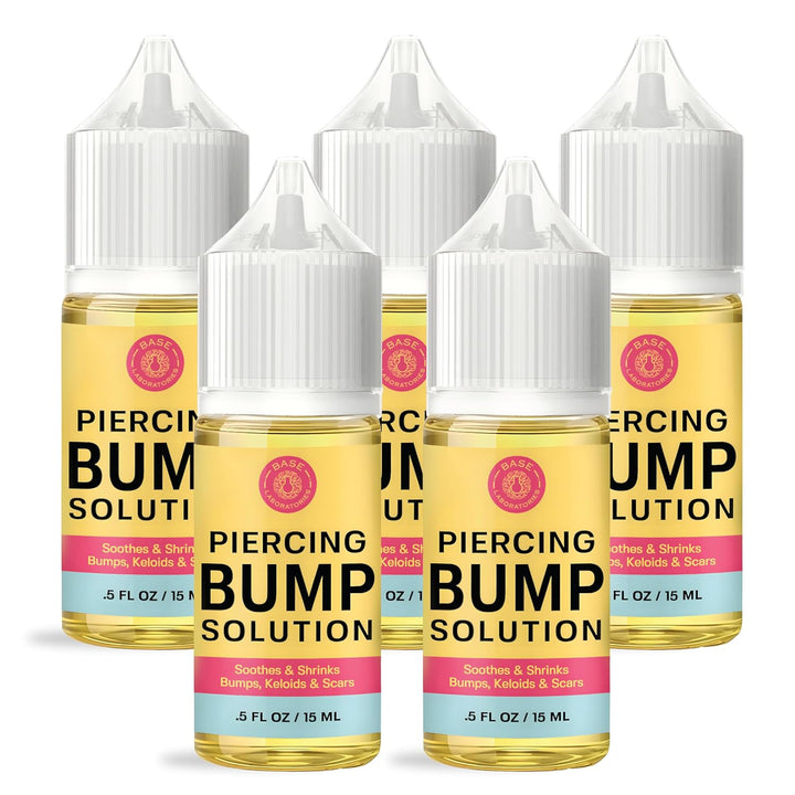 Piercing Bump Solution & Keloid Bump Removal | Soothing Piercing Aftercare for Piercing Bumps & Keloid Scar Removal | Ear & Nose Keloid Bumps Piercing Aftercare Solution Oil | 0.5 Oz