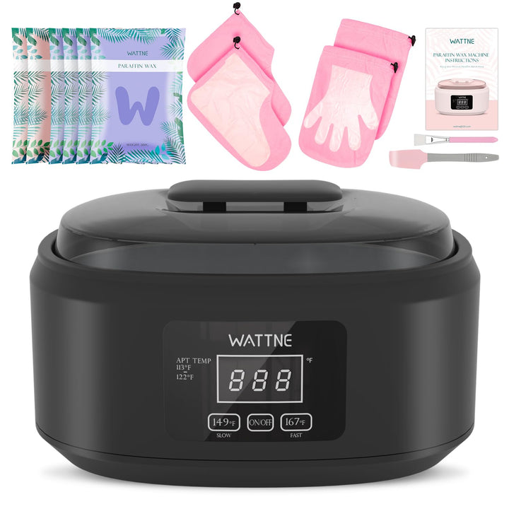 Paraffin Wax Machine for Hand and Feet -Paraffin Wax Warmer Moisturizing Kit Auto-Time and Keep Warm Paraffin Hand Wax Machine for Arthritis (Pink)