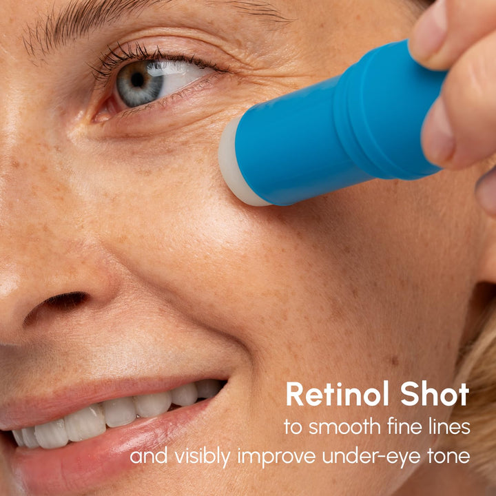 under Eye Balm Stick Hydrating - Retinol Caffeine under Eye Brightener Stick for Older Women - Collagen under Eye Cream for Dark Circles & Wrinkles - Skin Care Treatment Moisturizer