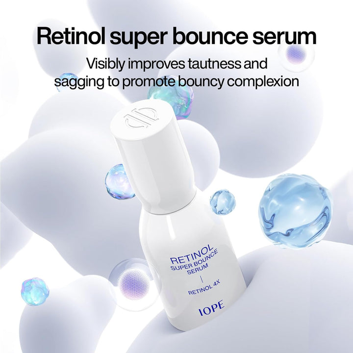 Retinol Super Bounce Serum | Korean Retinoid Eye Treatment for Anti-Aging, Beginner Friendly, Reduction in Fine Lines & Wrinkles, Firming and Rejuvenating, Daily Glow Routine, 1.01 Fl Oz.