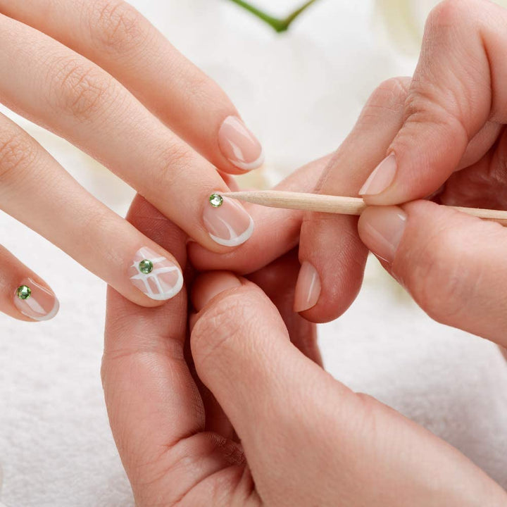 Nail Art Orange Wood Sticks, 50PCS Multi Functional Cuticle Pusher Remover Manicure Pedicure Tool,4.5 Inch