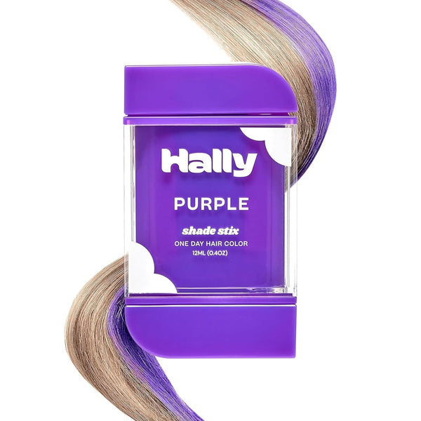 Temporary Hair Color, Shade Stix (Purple) - Halloween Hair Makeup Accessories for Kids, Teens & Adults - 12 Ml Washable Hair Chalk & Dye for Festivals, Sporting Events & Parties