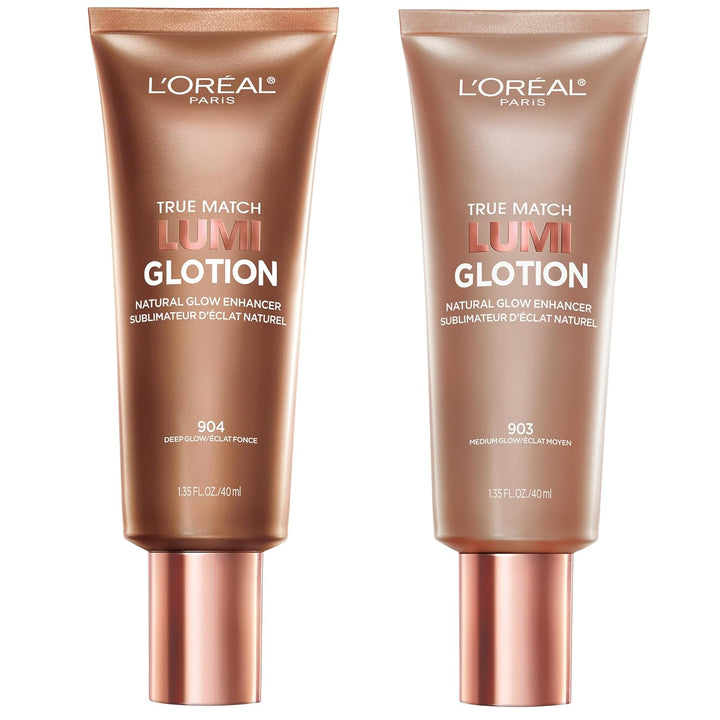 Makeup True Match Lumi Glotion, Natural Glow Enhancer, Illuminator Highlighter, Bronzing Drops for a Sun-Kissed Glow, 903 Medium