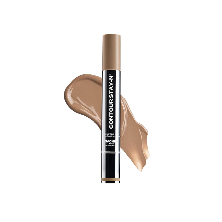 Liquid Contour STAY-N Long Wear Cream Contour Makeup — Long Lasting, Blendable, & Lightweight Formula — Vegan & Cruelty-Free, Giving Drama