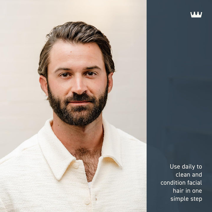 Palo Santo (Reserve Collection) Beard Wash & Softener, Moisturizes, Styles and Reduces Beard Itch for All Lengths of Facial Hair, 6 Fluid Oz