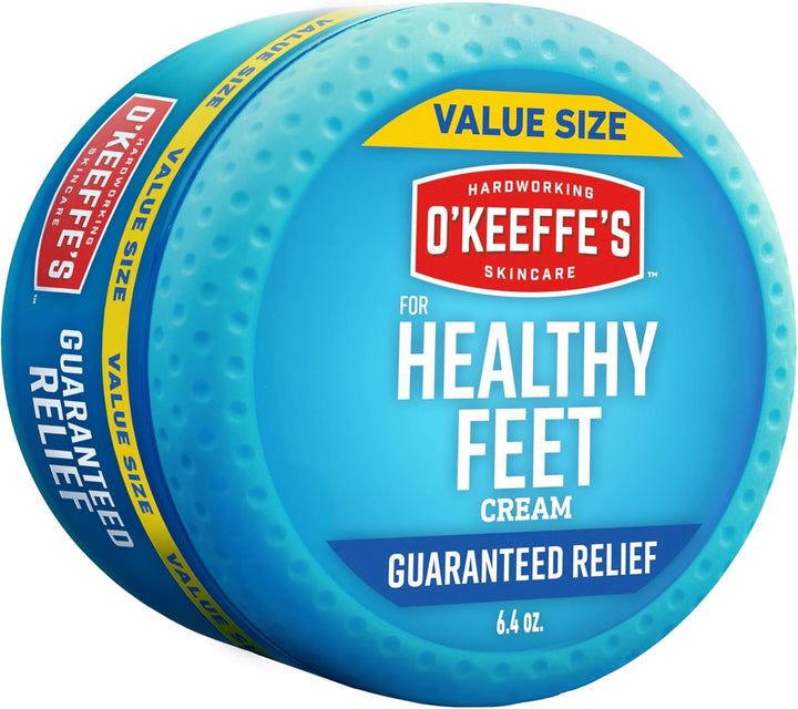 for Healthy Feet Foot Cream - 3.2 Oz Jar (1 Pack) - Guaranteed Relief for Extremely Cracked, Dry Feet, Repairing Skincare, Instantly Boosts and Retains Moisture Levels